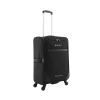 Średnia walizka Saxoline Soft czarna 48l